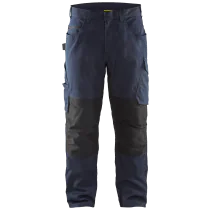 Blåkläder Bukser – Ergonomisk Passform, Høy Slitestyrke ( 811500325, Marineblå/Svart, 1 Stykk, størrelse-C146 )