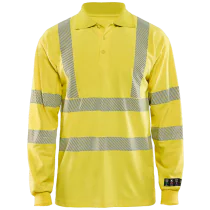 Blåkläder Piké – Flammehemmende, høy synlighet ( 811501518, Gul, 1 Stykk, størrelse-XL )