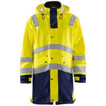 Blåkläder Regnjakke – Vannavstøtende, Vindtett ( 811503826, Gul/Marine, 1 Stykk, størrelse-XS )