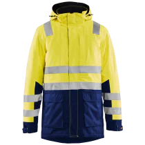 Blåkläder Vinterjakke – Varm, Vanntett Beskyttelse ( 811506126, Gul/Marine, 1 Stykk, størrelse-XS )