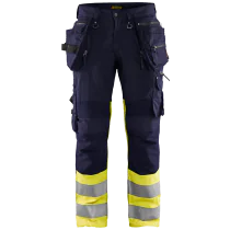 Blåkläder Varselbukse – Høy Synlighet, Slitesterk ( 811506625, Marine/Gul, 1 Stykk, størrelse-46 )