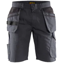 Blåkläder Shorts – Funksjonelle og slitesterke ( 811506818, Grå/Svart, 1 Stykk, størrelse-44 )