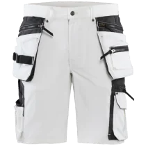 Blåkläder Shorts – Ekstremt Myk og Bevegelig ( 811508044, Hvit/Grå, 1 Stykk, størrelse-46 )