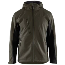 Blåkläder Softshelljakke – Vindavvisende, Pustende ( 811510051, Olivengrønn, 1 Stykk, størrelse-XS )