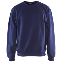 Blåkläder Flammehemmende Sweatshirt – Høy Slitestyrke ( 811511801, Marine, 1 Stykk, størrelse-XS )