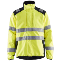 Blåkläder Softshelljakke – Flammehemmende, Vannavstøtende ( 811512475, Gul/Marine, 1 Stykk, størrelse-XS )