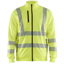 Blåkläder Varselsweatshirt – Høy Synlighet ( 811514074, Gul, 1 Stykk, størrelse-XS )