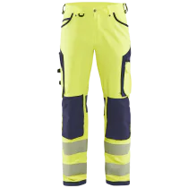 Blåkläder Varselbukse – Komfortabel og Smidig ( 811514248, Gul/Marine, 1 Stykk, størrelse-C152 )