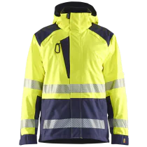 Blåkläder Skalljakke – Vind- og vanntett, høy komfort ( 811516573, Gul/Marine, 1 Stykk, størrelse-XS )