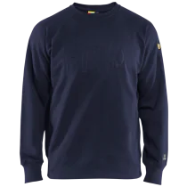 Blåkläder Flammebestandig Sweatshirt – Sikkerhet og Komfort ( 811518381, Marine, 1 Stykk, størrelse-XS )