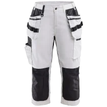 Blåkläder Piratbukser – Komfort og Slitestyrke ( 811521554, Hvit/Svart, Dame, 1 Stykk, størrelse- 32)