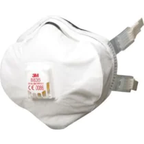3M Støvmasker – Høy filtreringsevne, komfortabel passform ( 8835, Hvit, 1 Stykk )