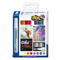 STAEDTLER Lumocolor Kritt Merkepenn 2,4mm Assortert Pakke (4-8), SDC-504