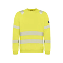 Tranemo Collegegenser – Flammehemmende, PFAS-fri (Gul, Størrelser XS-4XL),  1 Stykk, STN-506189