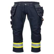 Tranemo Håndverk Bukse – Metallfri, Flammehemmende (60548194-C44, Gul/marineblå, 1 Stykk, størrelse-C44)