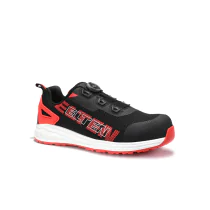 Elten Batis Boa S1PL – Sikkerhetssko (Svart/Rød, størrelse 36-48),  1 par, STN-E72089