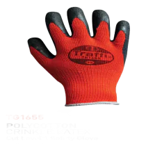 Traffi Cut A Hansker – Robust Håndbeskyttelse(TG1655-06, Rød, 10 Par, størrelse-6)