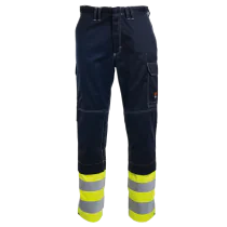 Tranemo Damebukse Lettfôret – Flammehemmende, Høy Komfort (Gul/marineblå, Størrelser 36-48),  1 Stykk, STN-518088