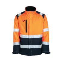 Tranemo Vinterjakke – Flammehemmende, Vanntett (Oransje/marine, Størrelser XXS-4XL),  1 Stykk, STN-520582