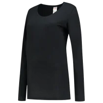 Tricorp Rundhalset Langermet T-skjorte damer, svart, 1 Stykk, SUT-101010-Svart-3XL, størrelse 3XL