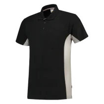 Tricorp Bi-color Polo med brystlomme, BlackGrey, 1 Stykk, SUT-202002-Svartgra-3XL, størrelse 3XL