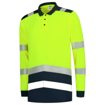 Tricorp langermet poloskjorte High Vis Bicolor, 1 Stykk, SUT-203008