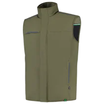 Tricorp Collar Tech Shell Bodywarmer RE2050, Army, 1 Stykk, SUT-402709-Haeren-3XL, størrelse 3XL