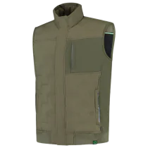Tricorp Collar Puffer Bodywarmer Rewear, Army, 1 Stykk, SUT-402710-Haeren-3XL, størrelse 3XL