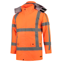 Tricorp Hood RWS Parka, Fluororange, 1 Stykk, SUT-403005-Fluororange-3XL, størrelse 3XL