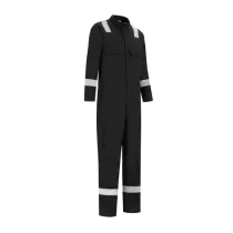 Dapro Spark Coverall – Flammehemmende Beskyttelse (WSPACUHW-BL-44, Olje svart, 1 Stykk, størrelse-44)
