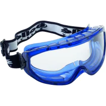 Bolle Safety Blast Clear Lens Platinum Lite -ventilert ramme, blå, SBS-BLAPSI