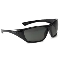 Bolle Safety Hustler Smoke Lens Polarized -linse Anti-ripebelegg Vernebriller, svart, SBS-HUSTPOL