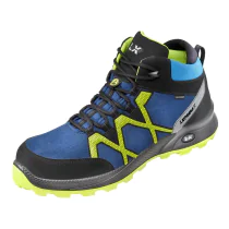 Lupriflex Rapid Mid Mid Blå/Sitron Vanntett Halvhøye Sikkerhetsstøvler, 1 Par, SLF-4-130